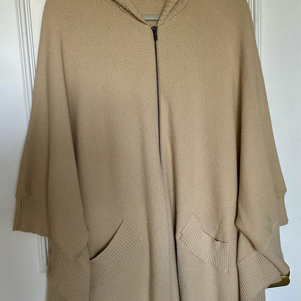 H&M Cream Knit Poncho